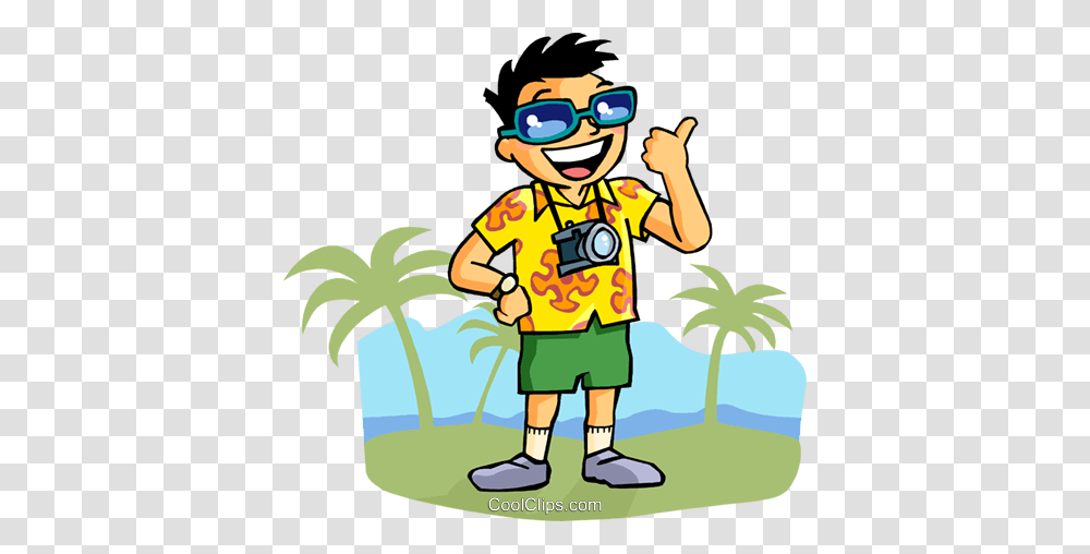 Tourist With Camera Royalty Free Vector Clip Art Illustration, Person, Green, Face, Coat Transparent Png