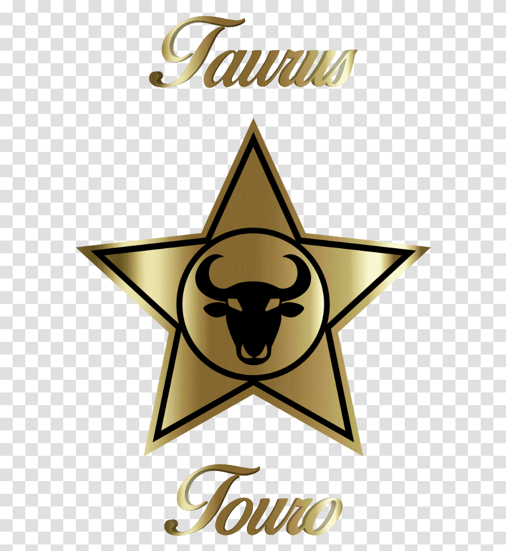 Touro Taurus Sign Signo Horscopo Horoscope Gold, Star Symbol, Lamp Transparent Png