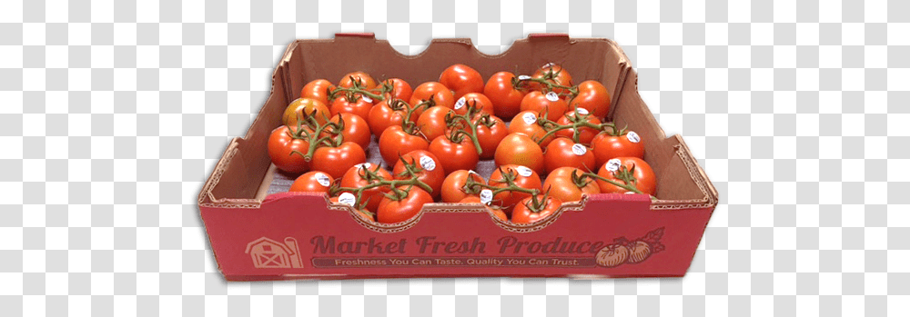 Tov Box No Background With Shadow Tomatoes Box, Plant, Birthday Cake, Dessert, Food Transparent Png