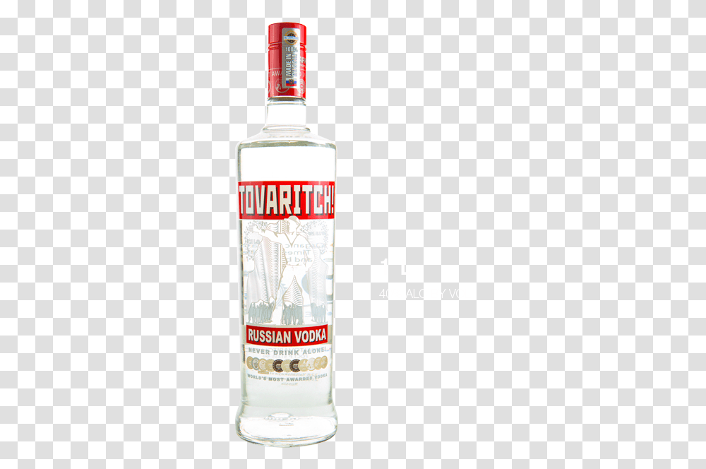 Tovaritch Vodka Bottle, Liquor, Alcohol, Beverage, Drink Transparent Png