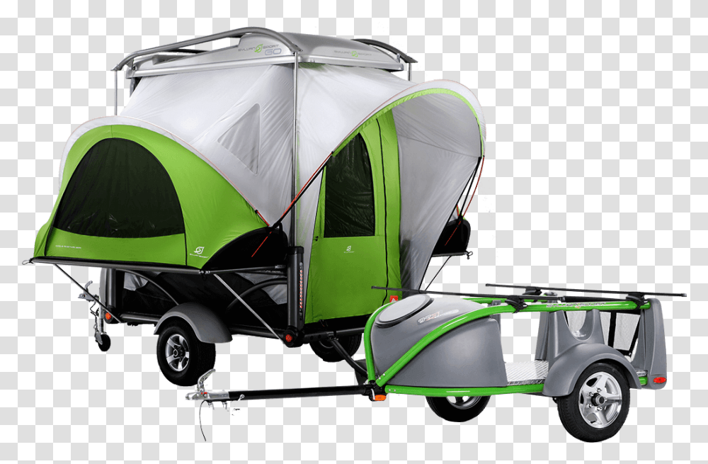 Tow Behind Tent Camper, Vehicle, Transportation, Camping, Car Transparent Png