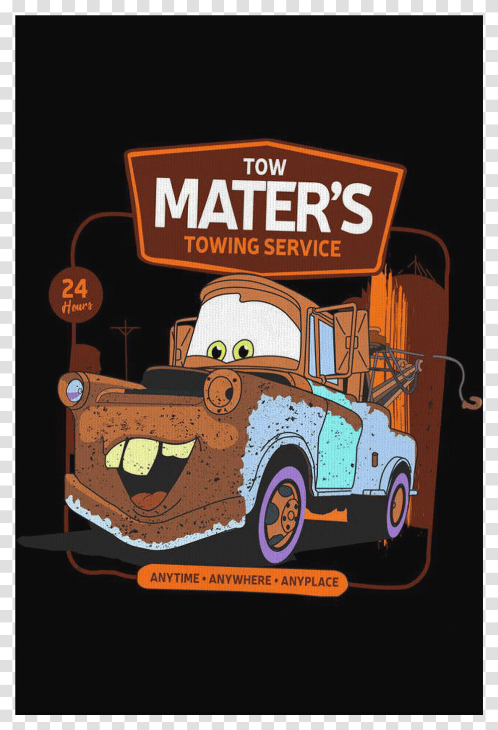 Tow Mater S Canvas PrintClass Lazyload Lazyload Vintage Car, Advertisement, Poster, Flyer, Paper Transparent Png