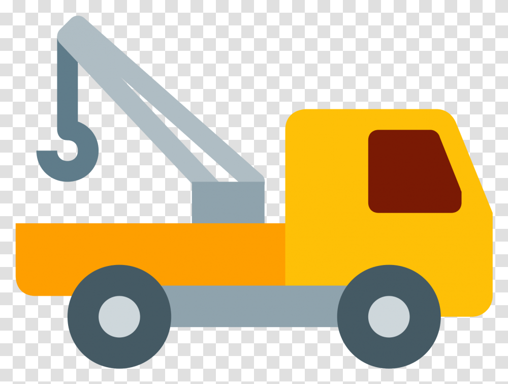 Tow Truck Icon Download Flat Tow Truck Icon, Vehicle, Transportation, Trailer Truck Transparent Png