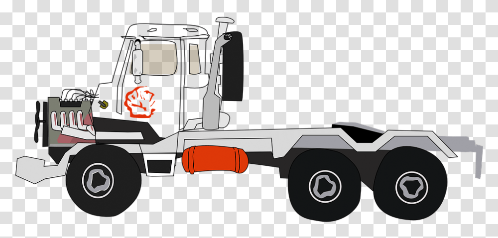 Tow Truck, Vehicle, Transportation, Car, Lawn Mower Transparent Png