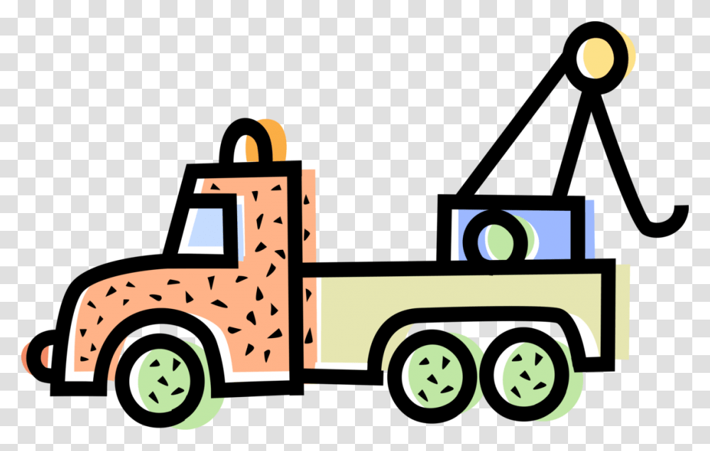 Tow Truck Wrecker Vehicle, Transportation, Moving Van, Fire Truck Transparent Png