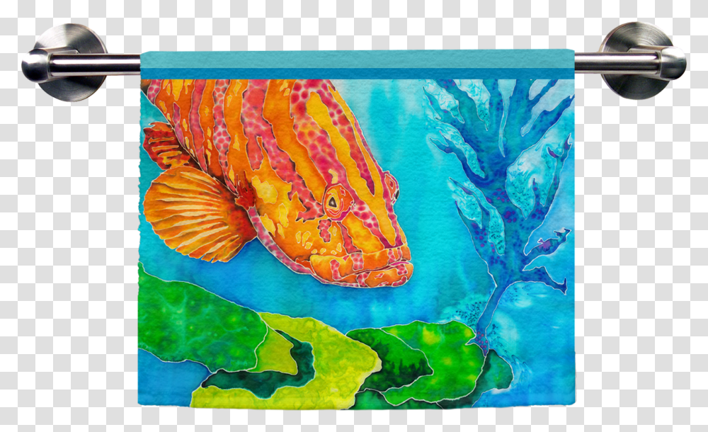 Towel, Fish, Animal, Painting Transparent Png