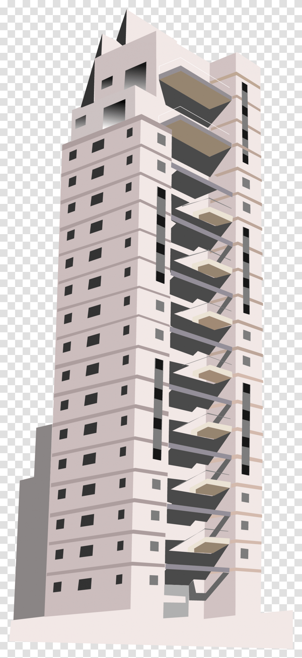 Tower Block, High Rise, City, Urban, Building Transparent Png