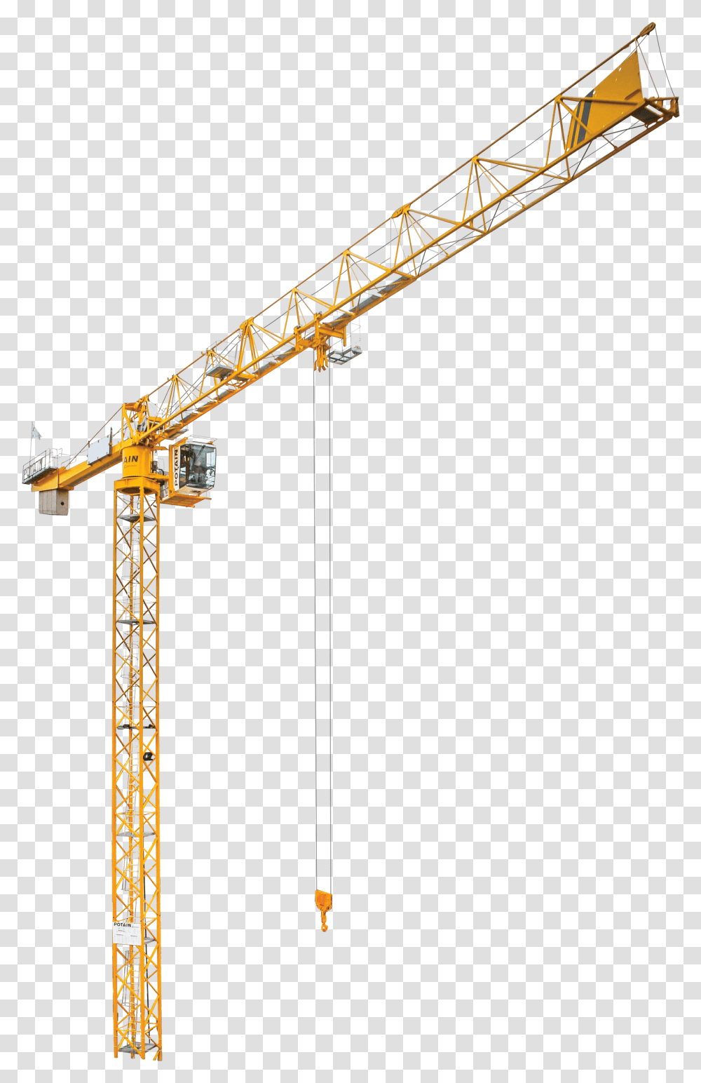 Tower Crane Top, Construction Crane Transparent Png