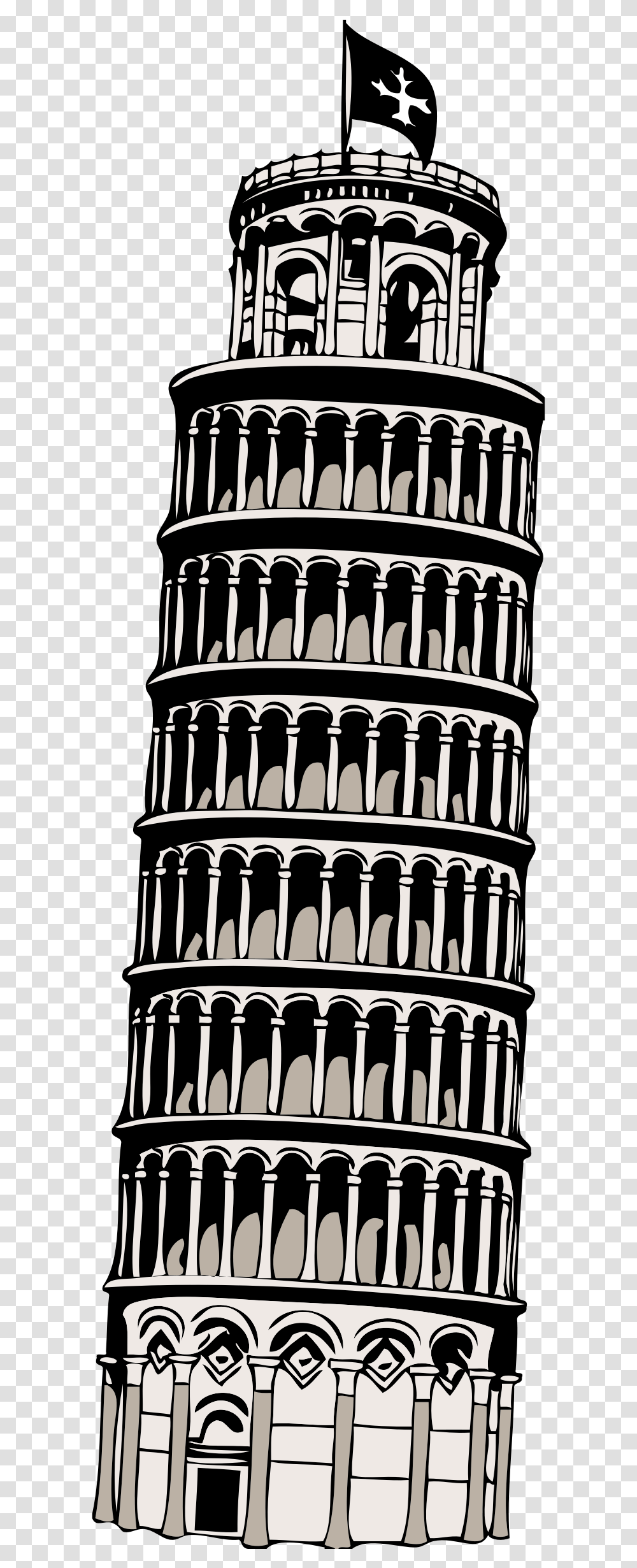 Tower Of Pisa Art, Architecture, Building, Pillar, Urban Transparent Png