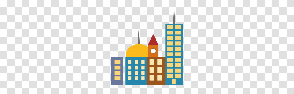 Town Clipart, Urban, City, Building Transparent Png