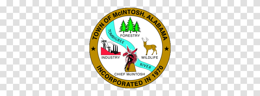 Town Council Mcintosh Alabama, Label, Logo Transparent Png