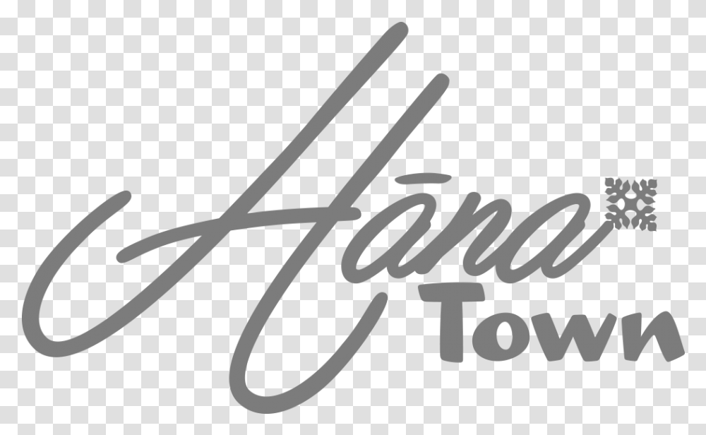 Town Hanatowntranspng Background Calligraphy, Alphabet, Handwriting, Scissors Transparent Png