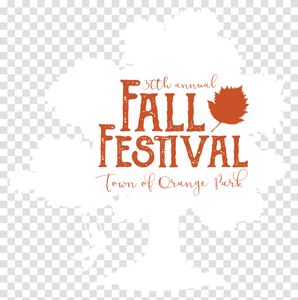 Town Of Orange Park 35th Annual Fall Festival Logo Orange Park Fall Festival, Poster, Advertisement, Paper Transparent Png