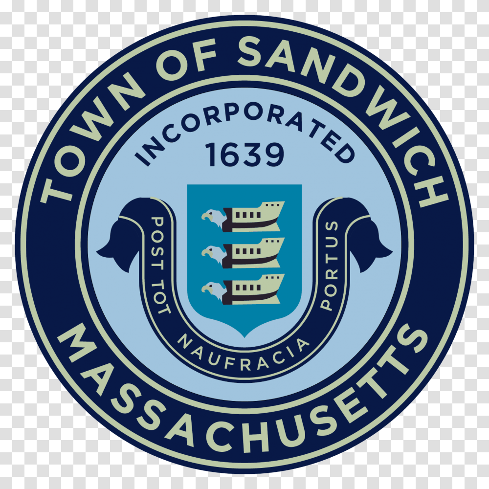 Town Of Sandwich, Logo, Trademark, Badge Transparent Png