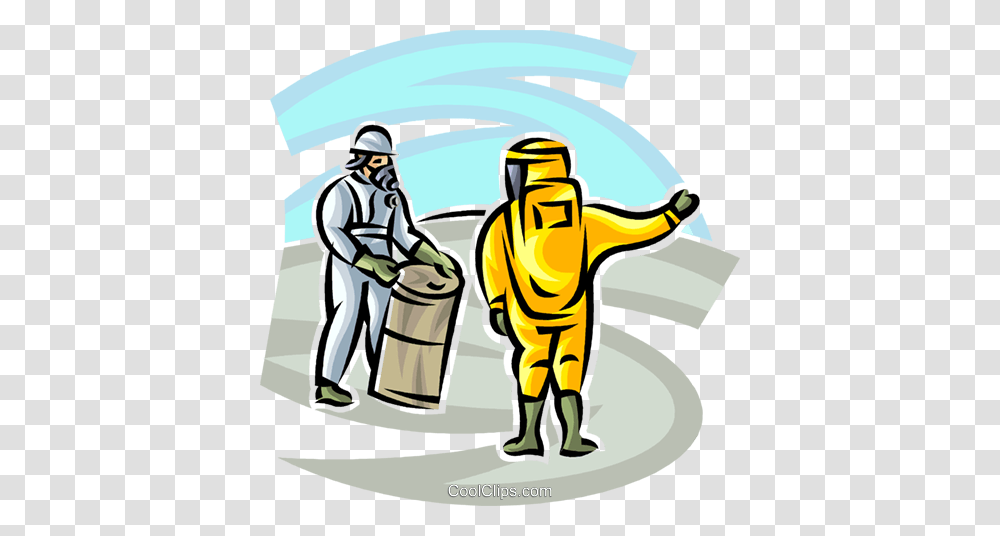 Toxic Chemicals Royalty Free Vector Clip Art Illustration, Person, Human, Helmet Transparent Png