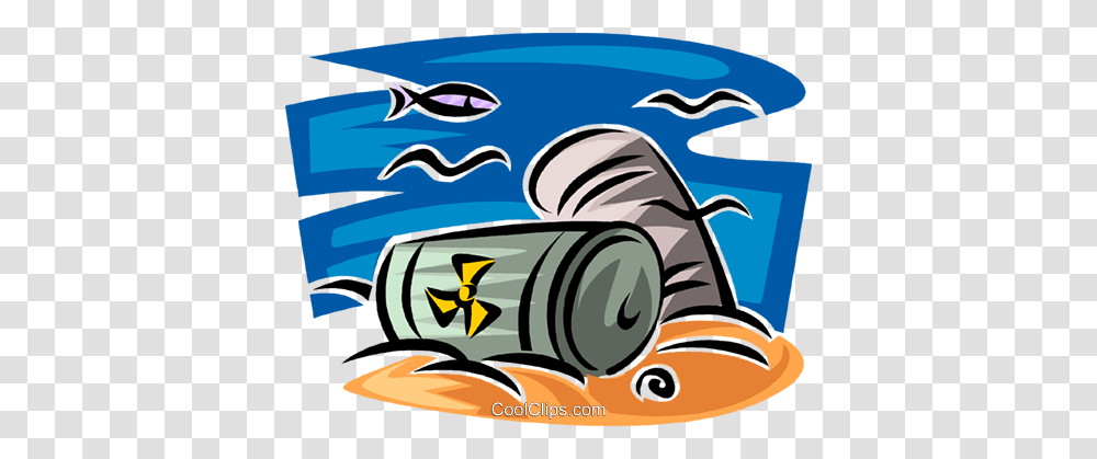 Toxic Chemicals Royalty Free Vector Clip Art Illustration, Water, Sea Life, Animal Transparent Png