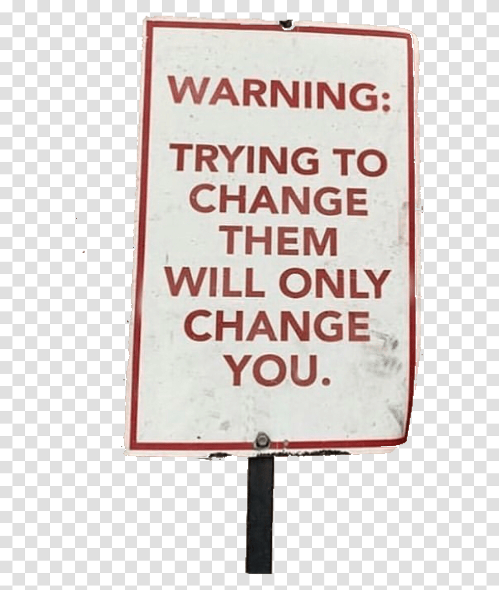 Toxic Edgy Grunge Change Warning Red White Sign Quotes About Crying, Label, Word Transparent Png