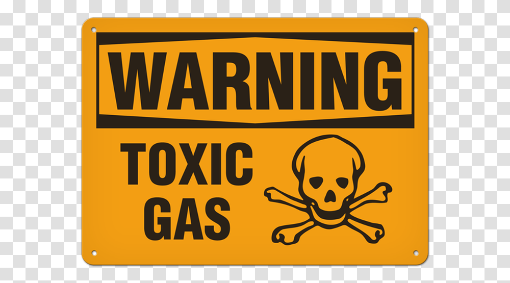 Toxic Gas Sign, Label, Poster Transparent Png