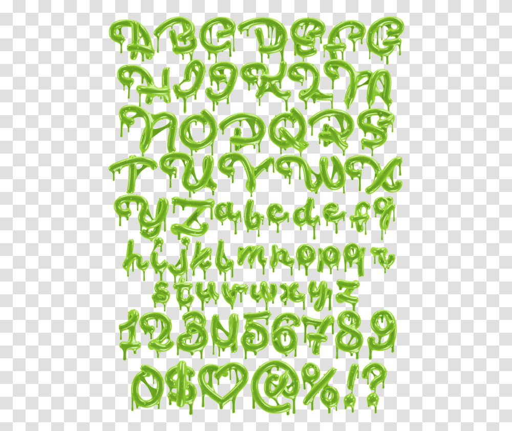 Toxic Green Font Toxic Font, Alphabet, Handwriting, Calligraphy Transparent Png