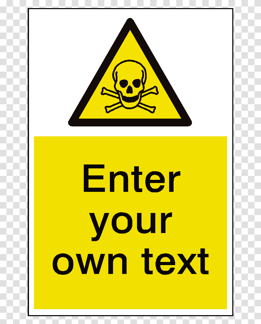 Toxic Material Custom Hazard Sticker Vehicles Reversing Warning Sign Transparent Png