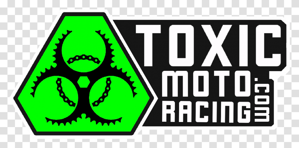 Toxic Moto Racing Sign, Symbol, Recycling Symbol, Logo, Text Transparent Png