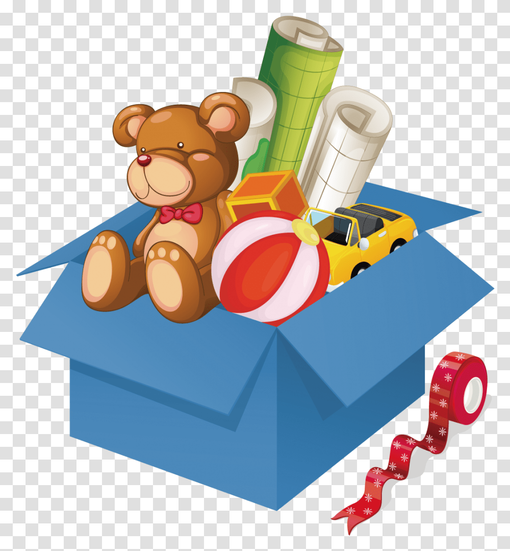 Toy Box Stock Photography Illustration Toys Box Vector Transparent Png