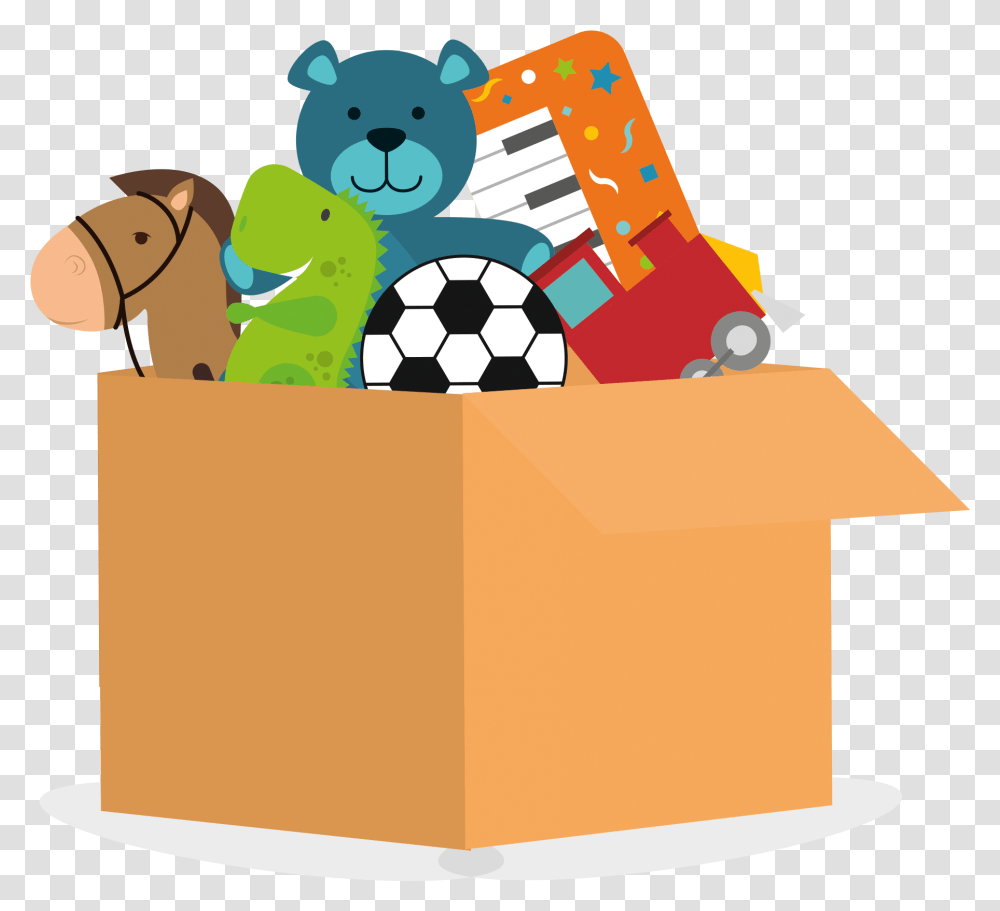 Toy Box Team, Gift, Carton, Cardboard Transparent Png