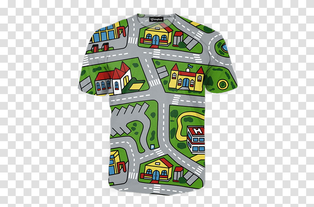 Toy Car City Map Tracksuit, Outdoors, Neighborhood Transparent Png