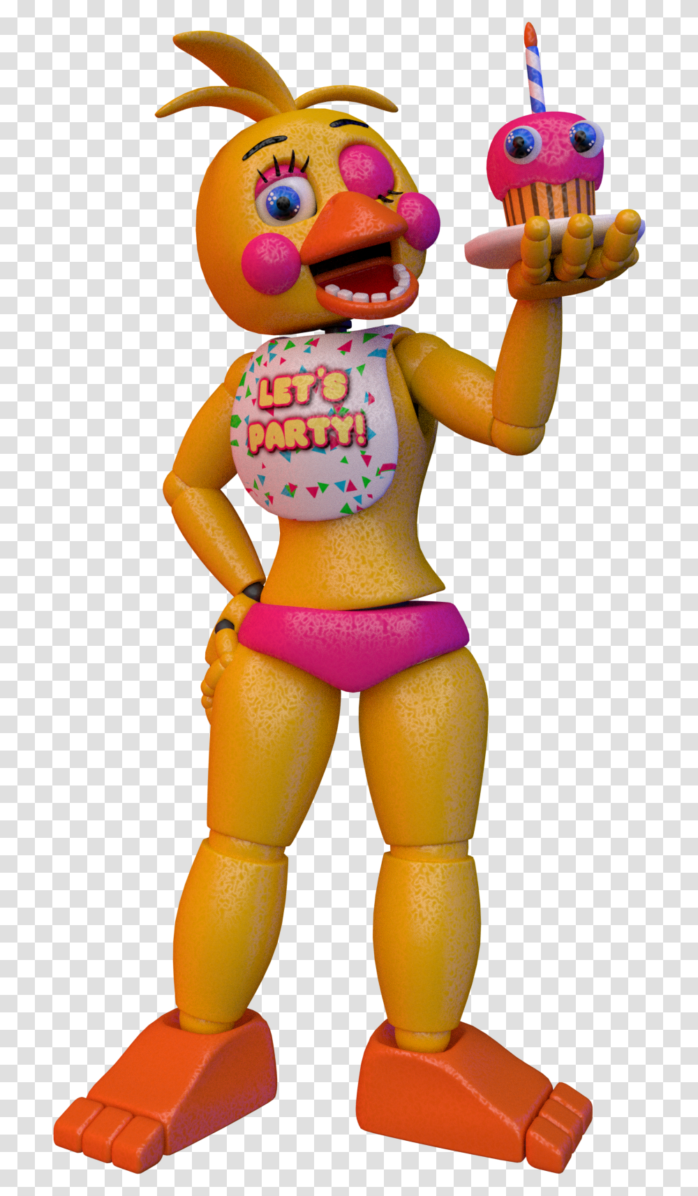 Toy Chica From Fnaf Vr, Doll, Figurine Transparent Png