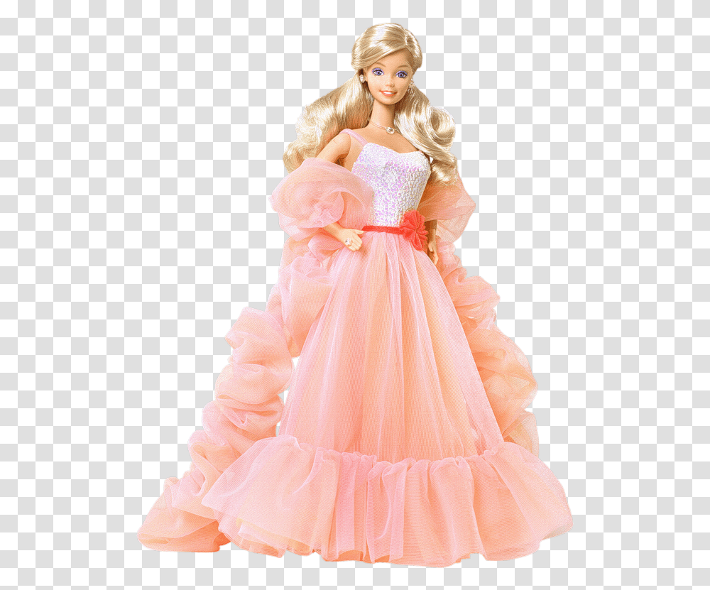 Toy Doll Barbie Doll, Figurine, Wedding Gown, Robe, Fashion Transparent Png