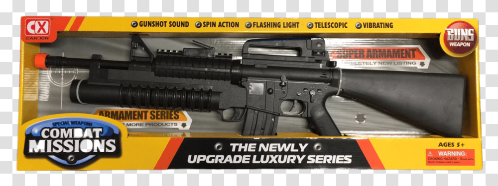 Toy Gun Grenade Launcher Assault Rifle Assault Rifle Toy Gun, Weapon, Weaponry, Shotgun, Armory Transparent Png