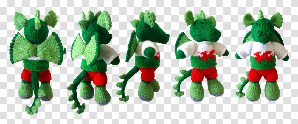 Toy Knitting Pattern For A Welsh Dragon Boy Wearing Flag Christmas Tree, Plush, Sweets, Food, Mascot Transparent Png