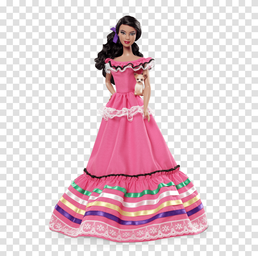 Toy Or Trouble Mexico Barbie Has Passport Chihuahua Ncpr News, Doll, Figurine, Person, Human Transparent Png
