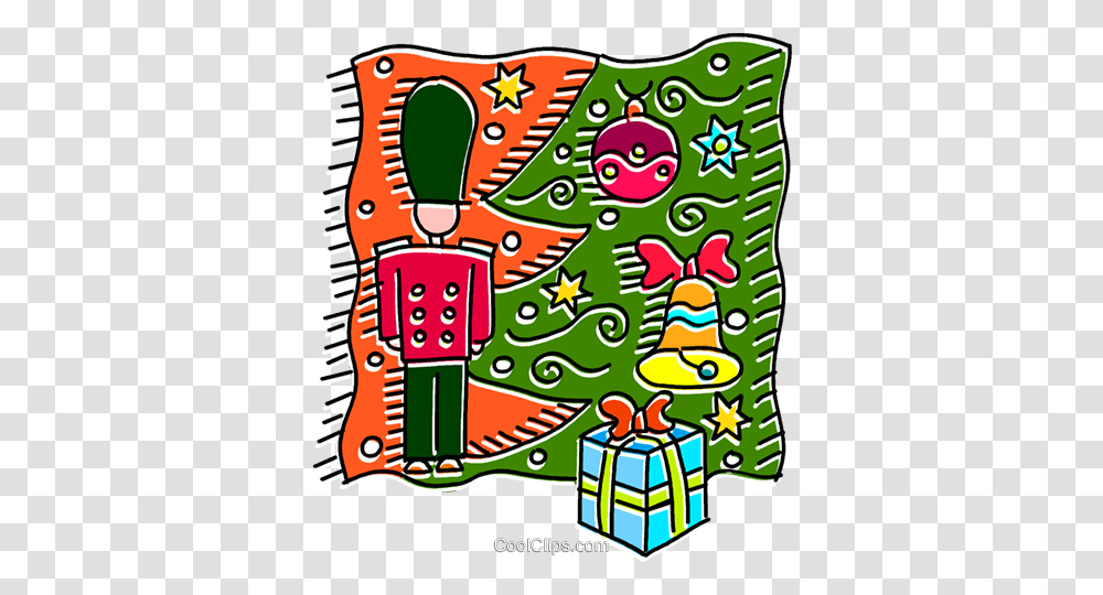Toy Soldier Under The Christmas Tree Royalty Free Vector Clip Art, Plant, Doodle, Drawing Transparent Png