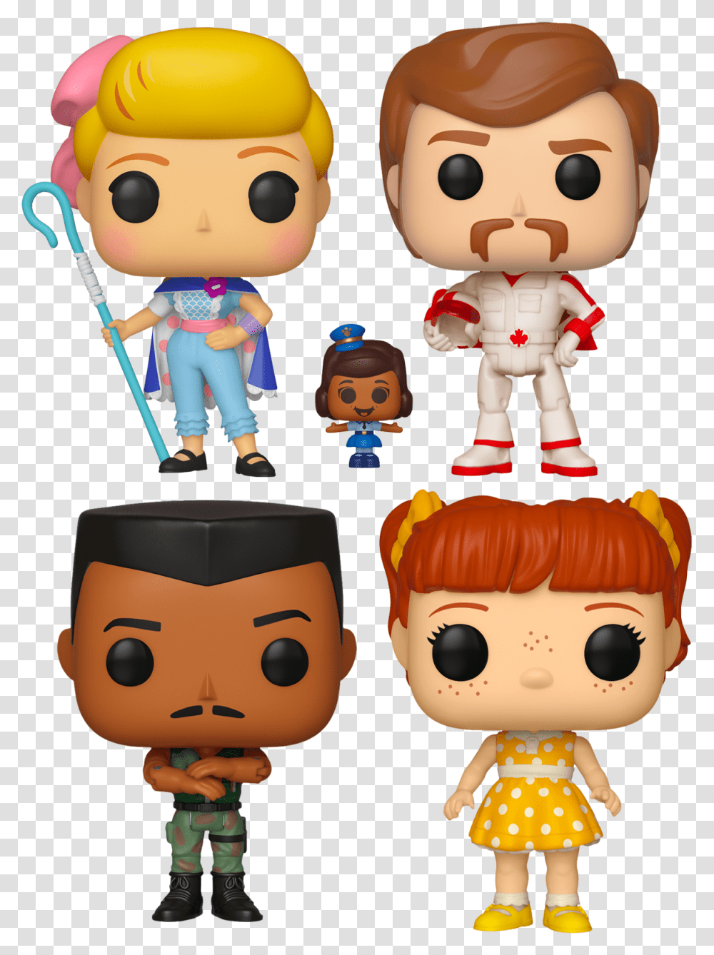 Toy Story 4 Pop Figures, Doll, Head, Person, Human Transparent Png