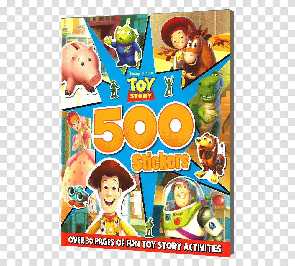 Toy Story 500 Stickers, Advertisement, Poster, Person, Flyer Transparent Png