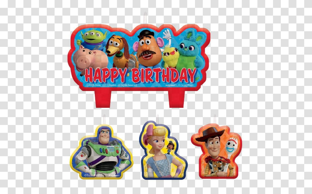 Toy Story Birthday Party Beverage Napkins 5 16ct Toy Story 3, Pac Man, Person, Human, Graphics Transparent Png
