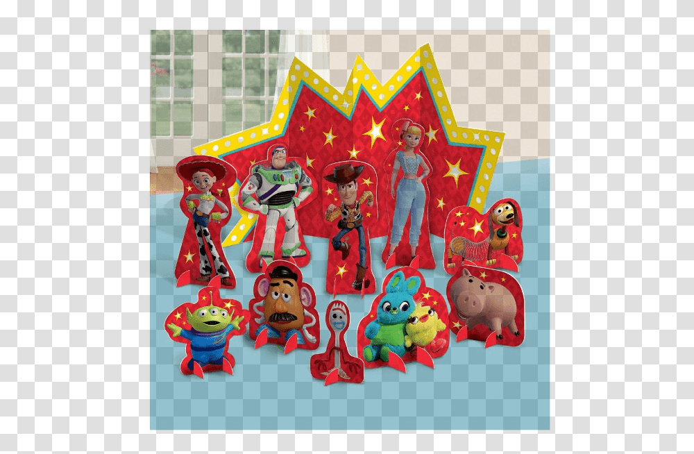 Toy Story Birthday Party Table Decoration Kit, Person, Poster, Advertisement, Leisure Activities Transparent Png