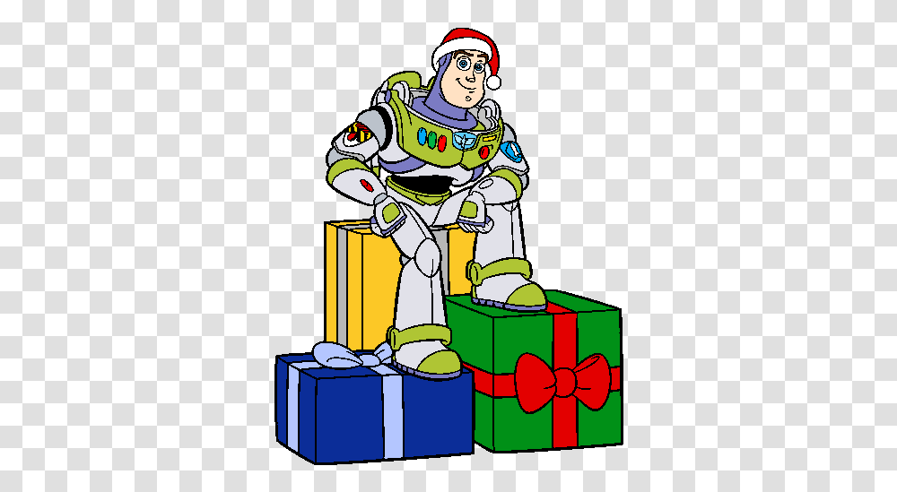 Toy Story Christmas Clip Art Christmas Buzz Lightyear Clipart, Gift Transparent Png
