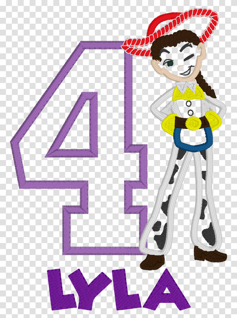 Toy Story Inspired Birthday Cowgirl Jessie Cartoon, Cross, Symbol, Text, Alphabet Transparent Png