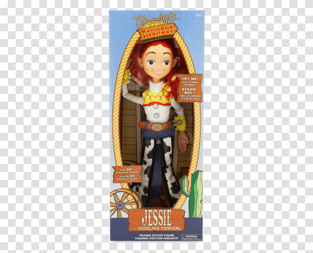 Toy Story Jessie Pull String, Figurine, Doll, Person, Human Transparent Png