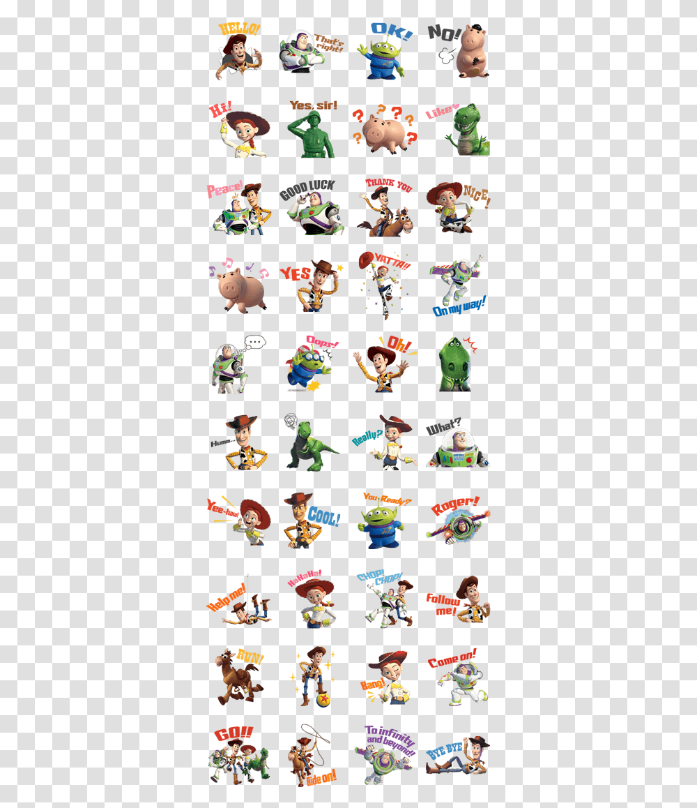 Toy Story Line Sticker Gif Amp Pack Toy Story 3 Sticker, Leisure Activities, Rug, Advertisement, Circus Transparent Png