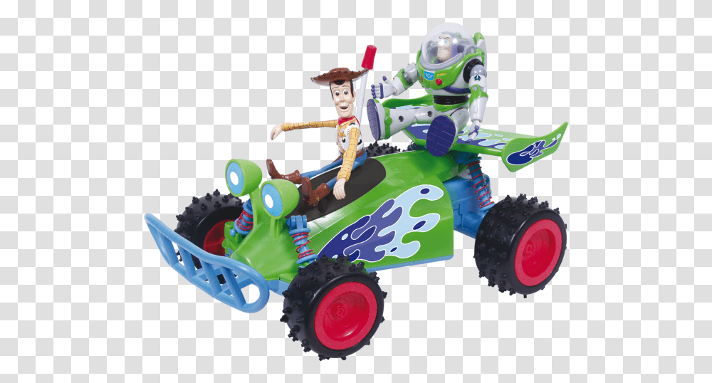 Toy Story Rc Car Buzz Amp Woody Coche Teledirigido Toy Story, Buggy, Vehicle, Transportation, Kart Transparent Png