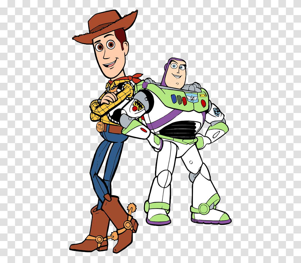 Toy Story Woody And Buzz Coloring Page, Hat, Apparel, Person Transparent Png