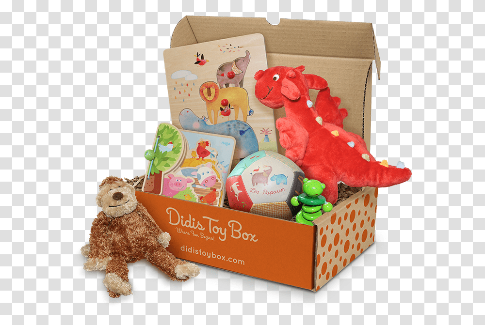 Toy Subscription Box, Plush, Teddy Bear, Cardboard, Carton Transparent Png