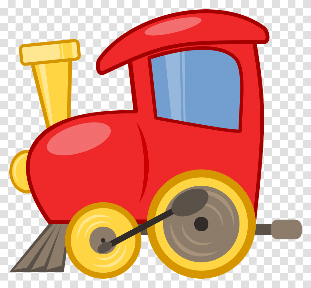 Toy Train Clipart, Vehicle, Transportation, Car, Lawn Mower Transparent Png