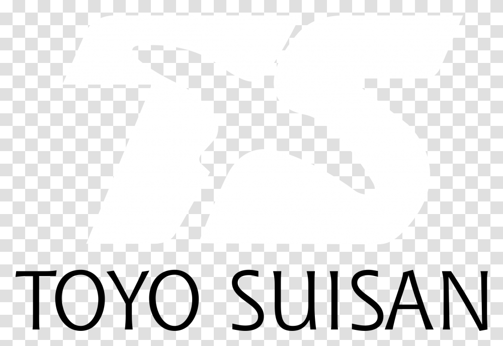 Toyo Suisan Logo Black And White Marine Invertebrates, Axe, Tool, Stencil Transparent Png