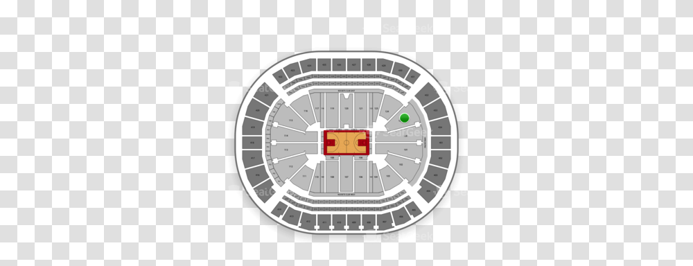 Toyota Center Section 125 Seat Views Seatgeek For American Football, Building, Arena, Stadium, Clock Tower Transparent Png