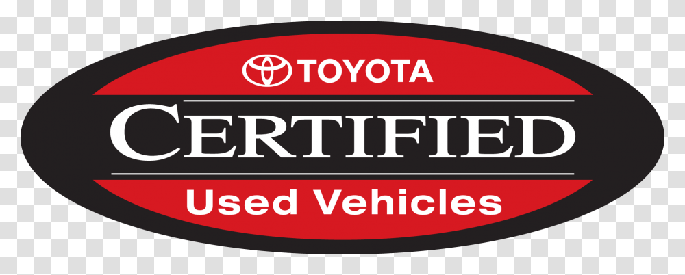 Toyota Certified Used Vehicles Logo, Label, Sticker Transparent Png