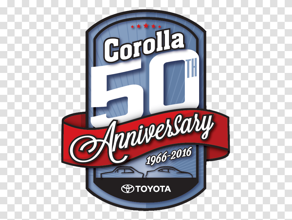 Toyota Corolla 50th Anniversary Logo, Trademark, Gas Pump Transparent Png
